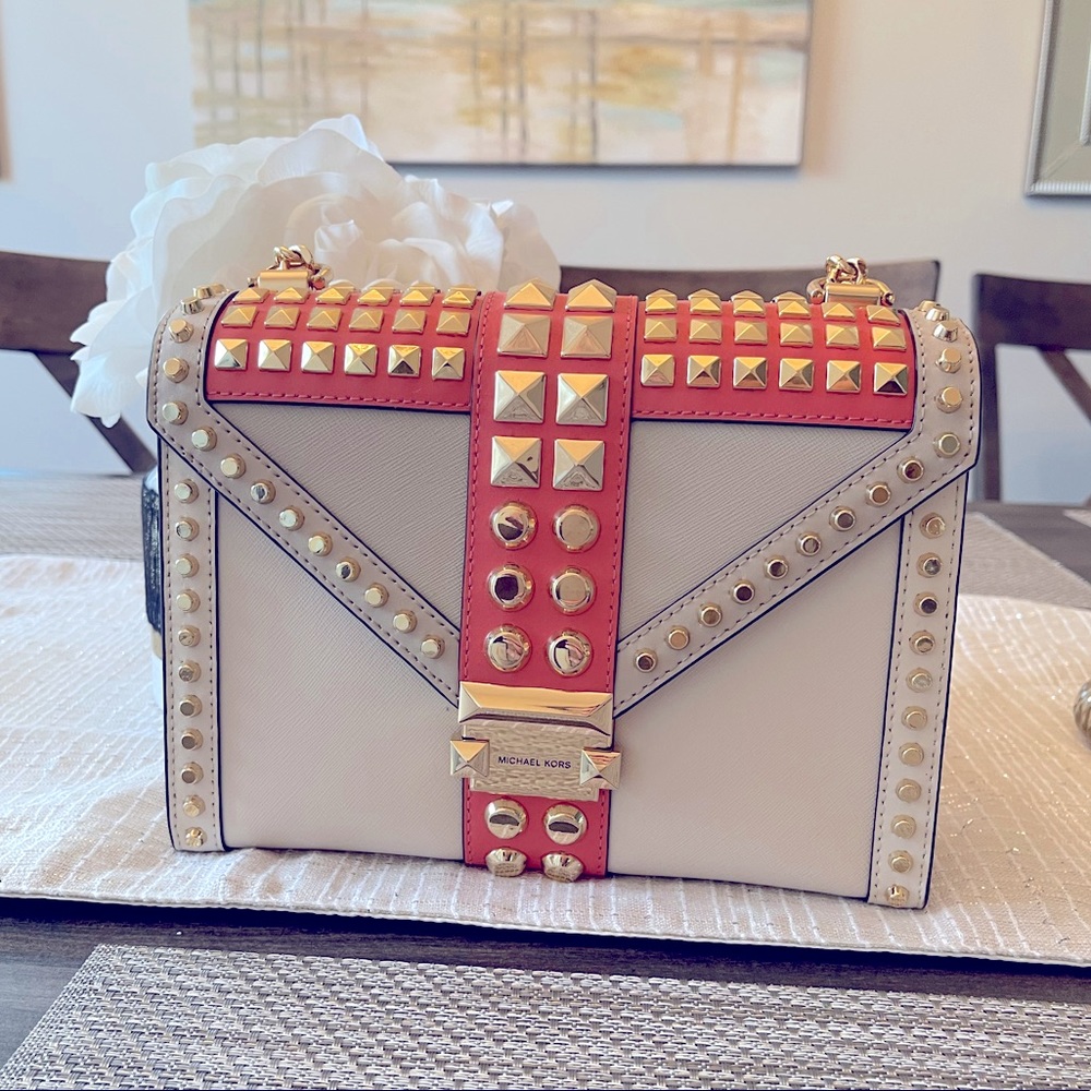 ❌SOLD Michael Kors Studded Chain Handbag